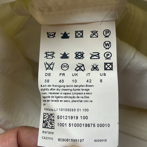 Hugo Boss Buttoned and Zip Up Belted Romper S100-10 - Picture 5 of 5